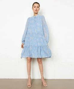 Second Female Ashley Blue Aster Dress