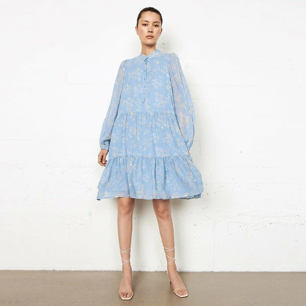 Second Female Ashley Blue Aster Dress