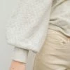 Second Female Lilium Light Grey Melange Knit