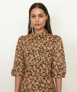 Second Female Mayda Toasted Nut Dress