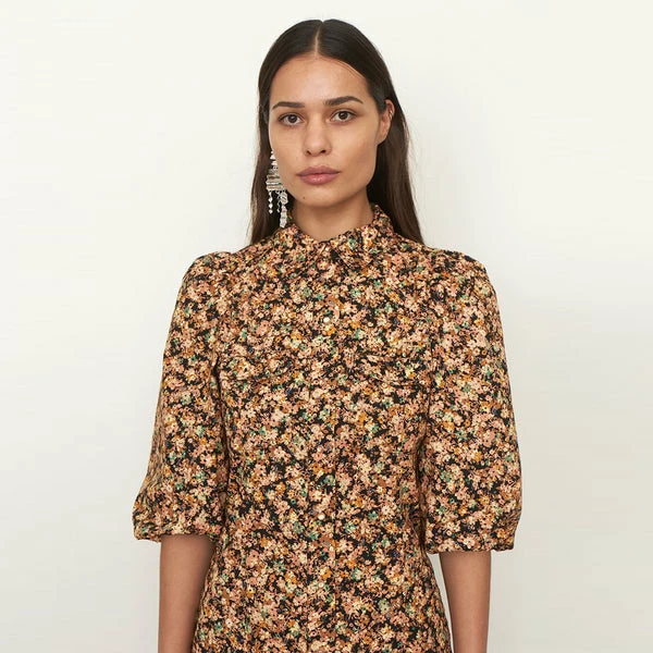 Second Female Mayda Toasted Nut Dress