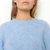 Second Female Brook Chambray Blue Reverse Drop Shoulder Jumper