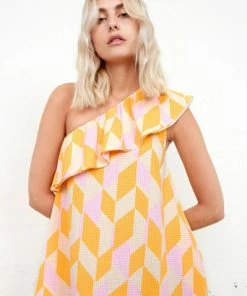 Second Female Dorit Marigold One Shoulder Dress