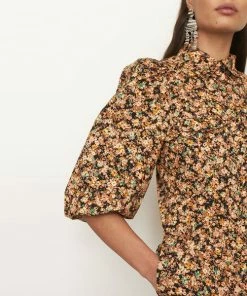 Second Female Mayda Toasted Nut Dress