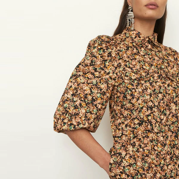 Second Female Mayda Toasted Nut Dress