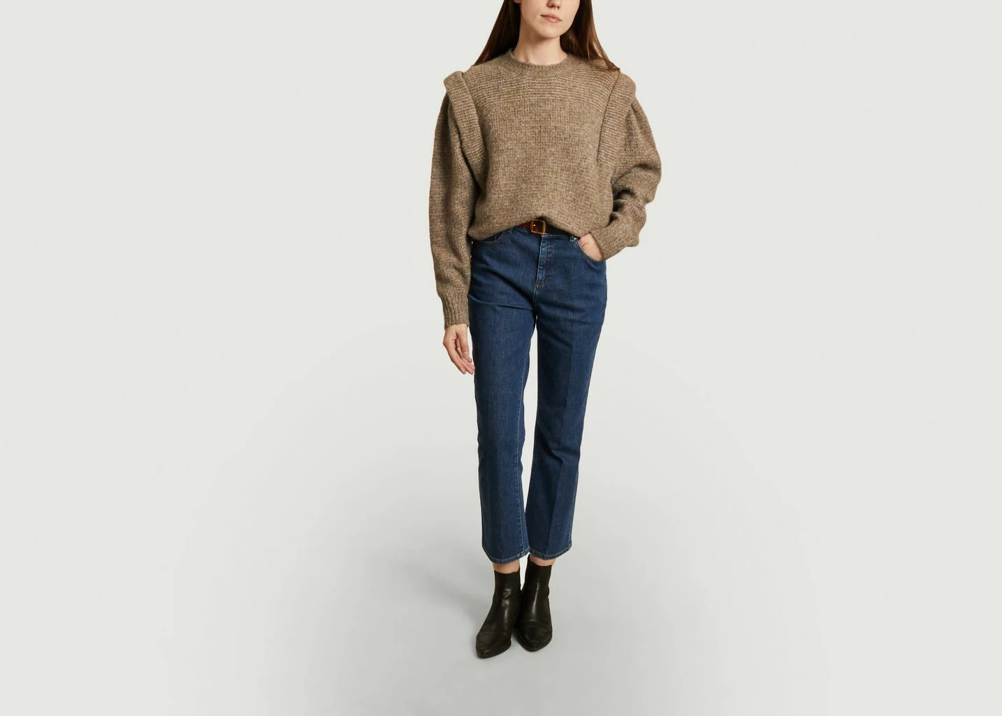 Second Female Abby Sweater With Shoulder Pads