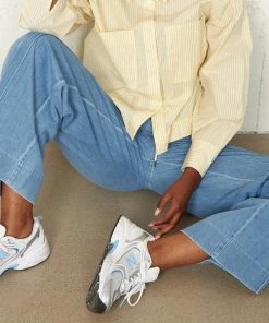 Second Female Light Blue Denim Ingrid Trousers