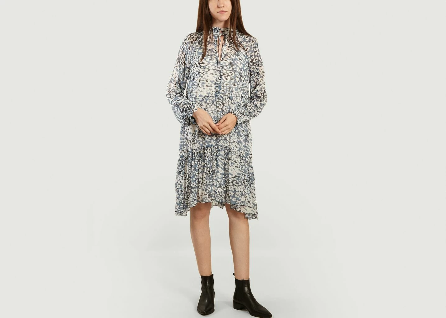 Second Female Blue and White Clouds Dress