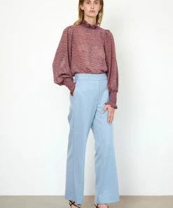 Second Female Venezia Blouse In Dusky Pink