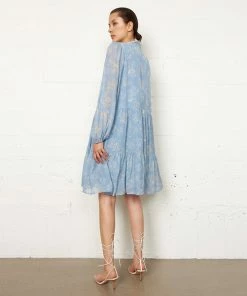 Second Female Ashley Blue Aster Dress