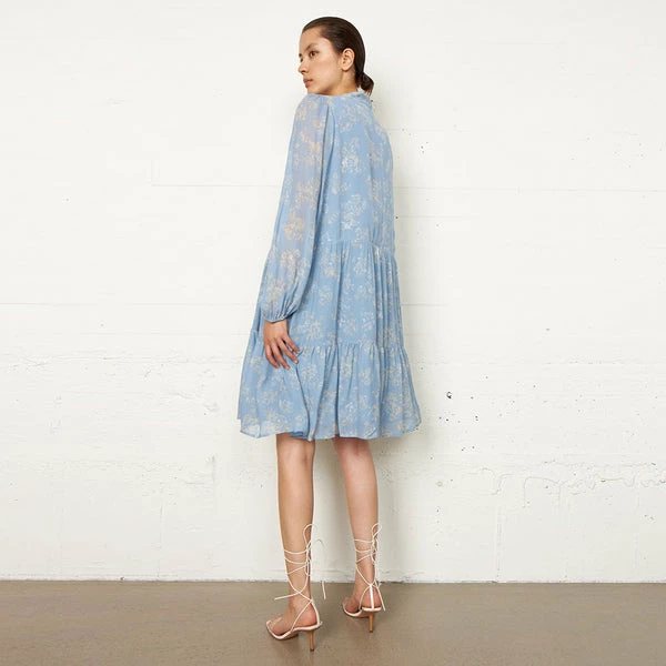 Second Female Ashley Blue Aster Dress