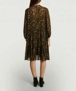 Second Female Simone Floral Print Long Sleeves Dress