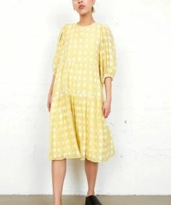 Second Female Evelinn Dress Golden Haze