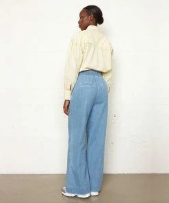 Second Female Light Blue Denim Ingrid Trousers