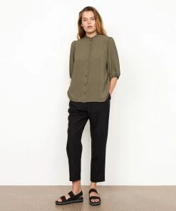 Second Female Tara Stone Green Shirt
