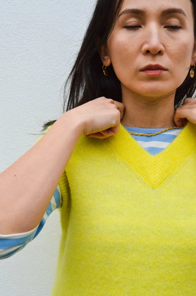 Second Female Brook Limelight Boxy Vest