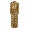 Second Female Snake Ls Maxi Dress