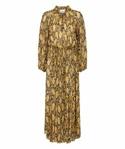 Second Female Snake Ls Maxi Dress