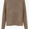 Second Female Brook Knit New O-neck Desert Taupe Sweater