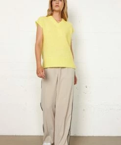 Second Female Brook Boxy Knit - Limelight