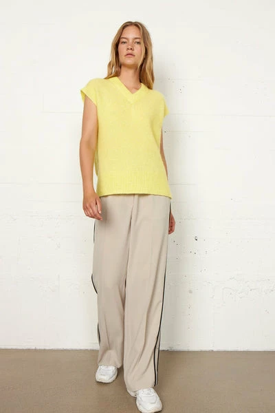 Second Female Brook Boxy Knit - Limelight