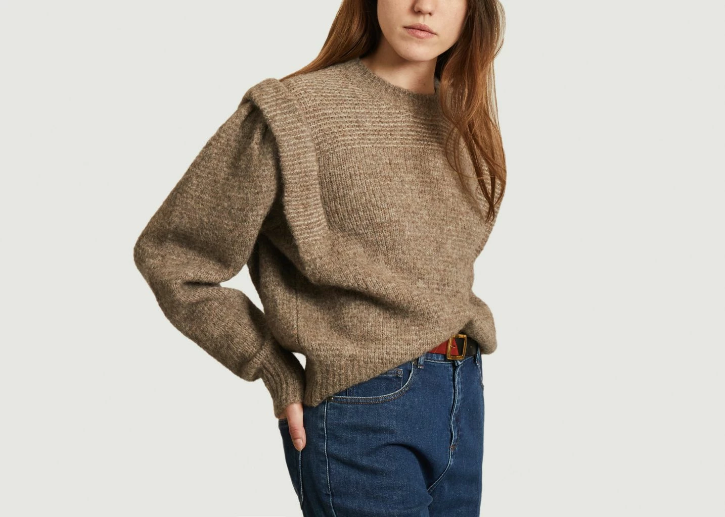 Second Female Abby Sweater With Shoulder Pads