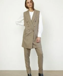 Second Female Checked Aroa Pants