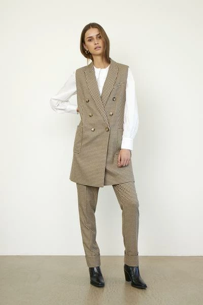 Second Female Checked Aroa Pants