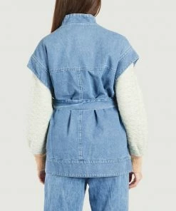 Second Female Jeanie Sleeveless Waistcoat In Cotton