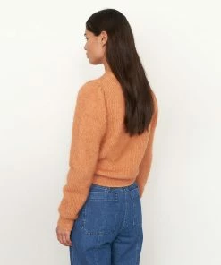 Second Female Brooky Toasted Nut Puff O-neck Knit