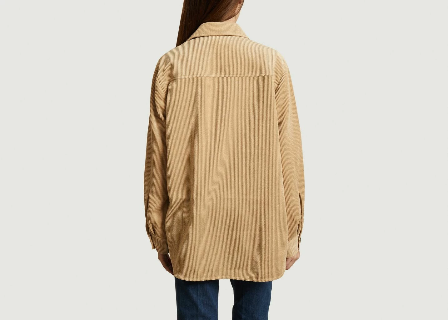 Second Female Boya Velvet Over Shirt