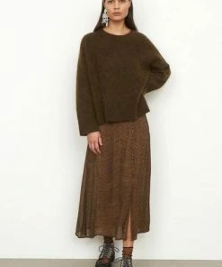 Second Female Brooky Dessert Palm Knit O Neck D