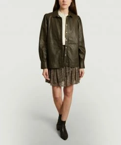 Second Female Leather Shirt