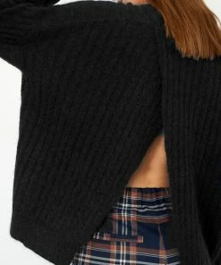 Second Female Open Back O Neck Brooky Knit