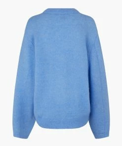 Second Female Brook Cornflower Blue Wide Sleeve Knit