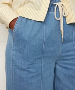 Second Female Trousers Ingrid Light Denim