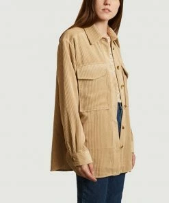 Second Female Boya Velvet Over Shirt