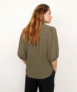 Second Female Tara Stone Green Shirt