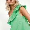 Second Female Jutta Green Asymmetric Dress