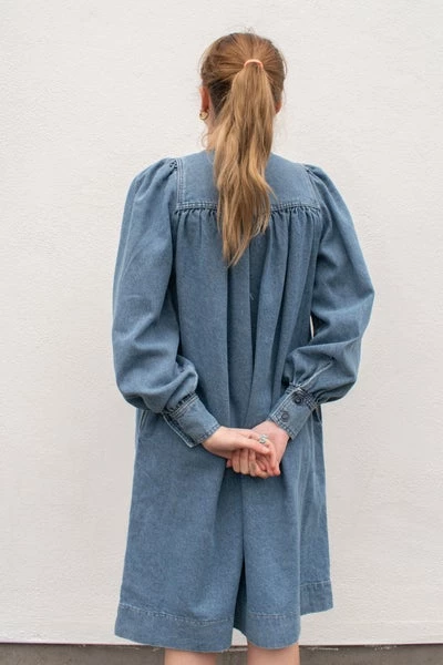 Second Female Jeanie New Denim Blue Dress