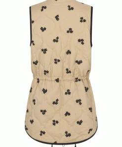 Second Female Wisteria Quilt Waistcoat - Curry