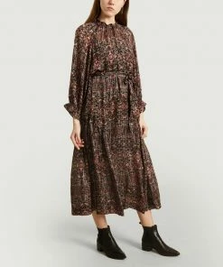 Second Female Black Signe Long Dress