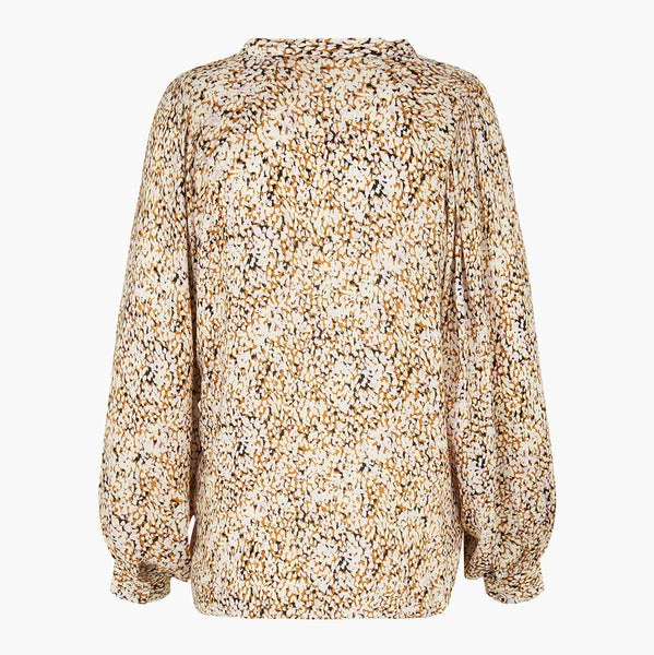 Second Female Golden Brown Lotus Blouse