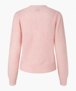 Second Female Brooky Silver Pink Puff Knit Cardigan