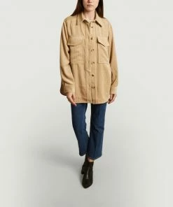 Second Female Boya Velvet Over Shirt