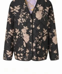 Second Female Lyng Quilted Jacket - Orchid Bloom