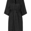 Second Female Basel Linen Dress - Black