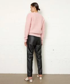 Second Female Brooky Silver Pink Puff Knit Cardigan