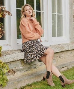 Second Female Brooky Toasted Nut Puff O-neck Knit