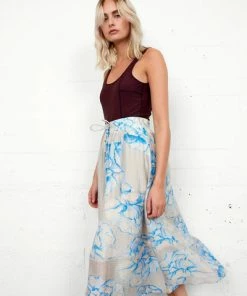 Second Female Berit Skirt Silver Lining